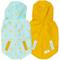 Show in main carousel: Lucy & Co. The Lucky Ducky Reversible Waterproof Dog Raincoat, Blue/Yellow, Medium slide 1 of 9