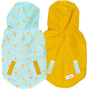 The Worthy Dog Seattle Slicker Dog Jacket, Yellow