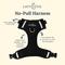 Show in main carousel: Lucy & Co. The Midnight No-Pull Dog Harness, Black, Medium: 17 to 23-in chest slide 3 of 7