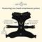 Show in main carousel: Lucy & Co. The Midnight No-Pull Dog Harness, Black, X-Small: 12 to 15-in chest slide 4 of 7