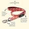 Show in main carousel: Lucy & Co. The Posy Pink Polyester Padded Handle Dog Leash, Pink, Large: 5-ft long, 1-in wide slide 2 of 5