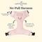 Show in main carousel: Lucy & Co. The Rosewater No-Pull Dog Harness, Pink, X-Small: 12 to 15-in chest slide 4 of 7