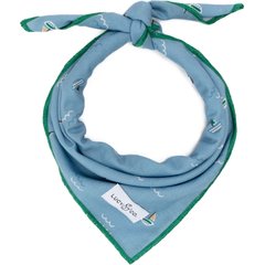 Lucy & Co. The Set Sail Dog Bandana, Blue, Small