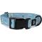 Show in main carousel: Lucy & Co. The Set Sail Dog Collar, Blue, Small: 8 to 14-in neck slide 1 of 3