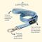Show in main carousel: Lucy & Co. The Set Sail Dog Leash, Blue, Large:5-ft long, 1-in wide slide 2 of 4