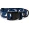 Show in main carousel: Lucy & Co. The Shark Attack Polyester Dog Collar, Blue, Large: 16 to 26-in neck, 1.5-in wide slide 1 of 4