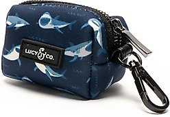 Lucy & Co. The Shark Attack Poop Bag Dispenser with Bags, 15 count, Unscented