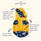 Show in main carousel: Lucy & Co. The Shark Attack Reversible Waterproof Dog Raincoat, Blue/Yellow, Large slide 4 of 9