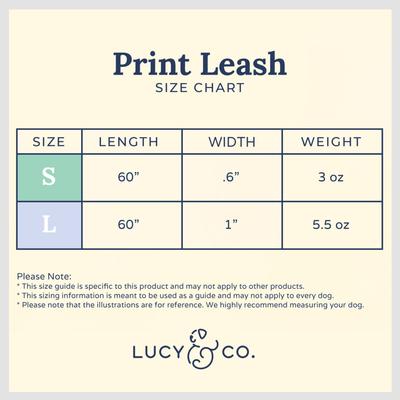 Show full view: Lucy & Co. The Space Doodle Dog Leash, Navy: Small, 5-ft long, 3/5-in wide slide 5 of 5
