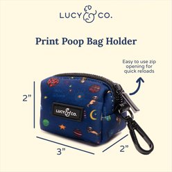 Lucy & Co. The Space Doodle Poop Bag Dispenser with Bags, 15 count, Unscented slide 2 of 3
