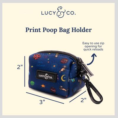 Show full view: Lucy & Co. The Space Doodle Poop Bag Dispenser with Bags, 15 count, Unscented slide 3 of 4