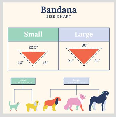 Show full view: Lucy & Co. The Take a Hike Dog Bandana, Green, Large slide 5 of 5