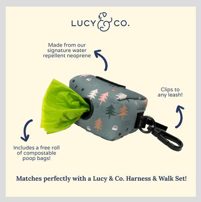 Show full view: Lucy & Co. The Take a Hike Poop Bag Dispenser with Bags, 15 count, Unscented slide 3 of 3