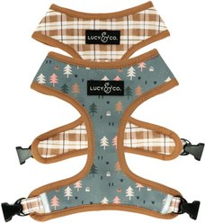 Lucy & Co. The Take a Hike Reversible Dog Harness, Green, Small: 14 to 18-in chest