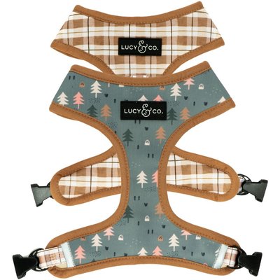 Lucy & Co. Lucy & Co. The Take a Hike Reversible Dog Harness, Green, X-Large: 23 to 32-in chest