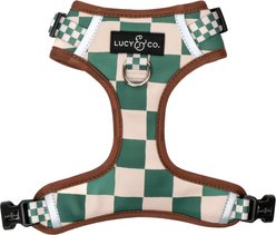 Lucy & Co. The You're a Square No-Pull Dog Harness, Green, X-Small: 12 to 15-in chest