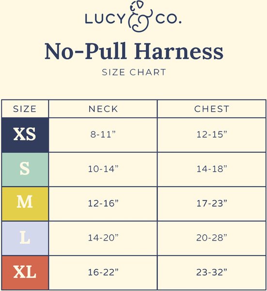 Lucy & Co. The You're a Square No-Pull Dog Harness, Green