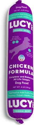 Show full view: Lucy Pet Products Chicken Formula Dog Wet Food, 4-lb roll, 1 count slide 1 of 8