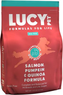Show full view: Lucy Pet Products Formulas for Life Grain-Free Salmon, Pumpkin & Quinoa Formula Dry Dog Food, 4.5-lb bag slide 1 of 11