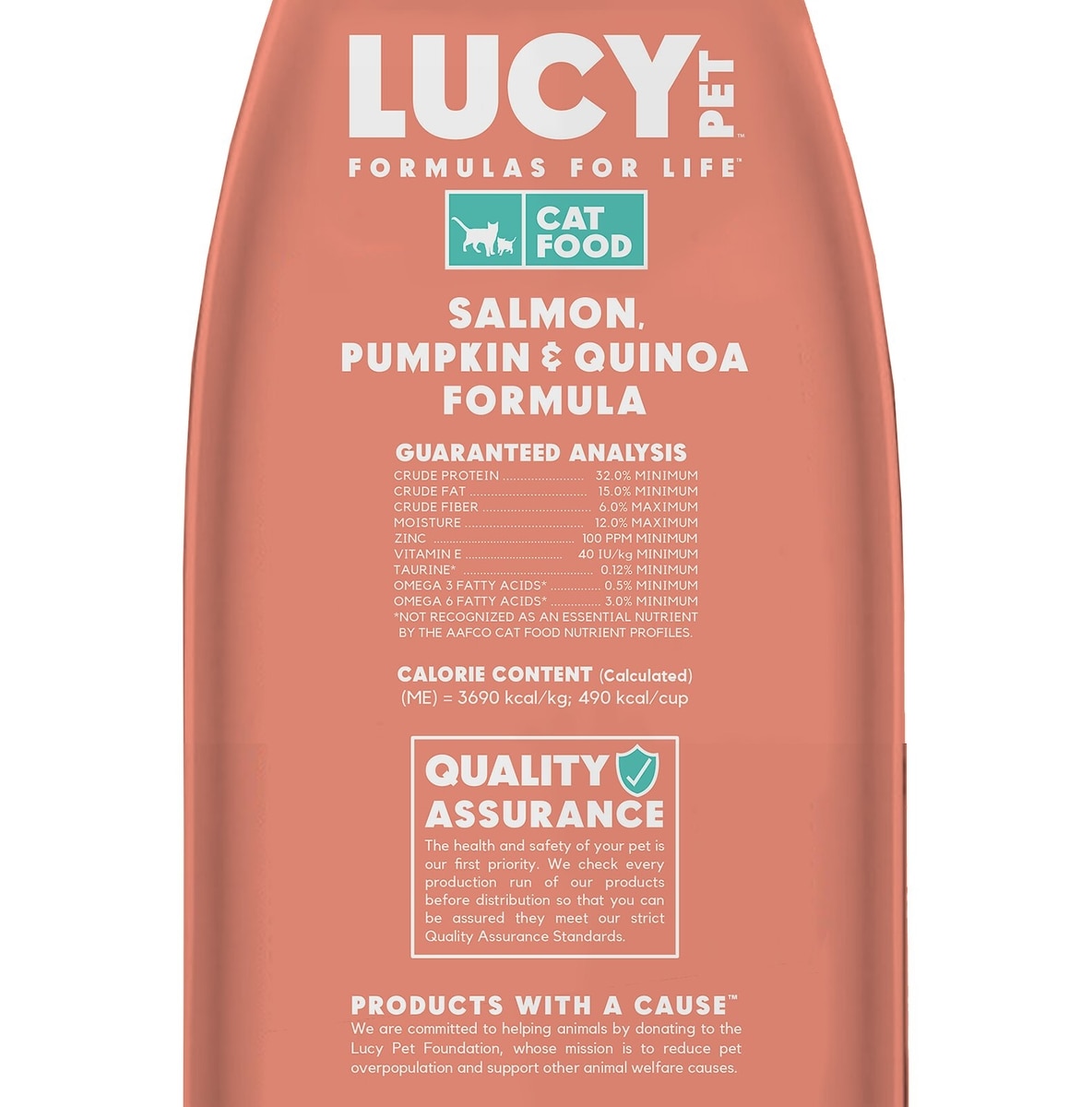 LUCY PET PRODUCTS formulas for Life Salmon, Pumpkin & Quinoa