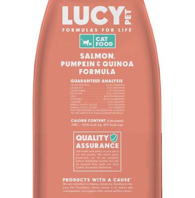 Show full view: Lucy Pet Products formulas for Life Salmon, Pumpkin & Quinoa formula Grain-Free Dry Cat Food, 10-lb bag slide 8 of 11