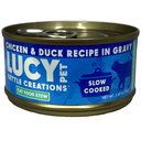 Lucy Pet Products Kettle Creations Chicken & Duck Recipe in Gravy Wet Cat Food, 2.47-oz can, case of 12