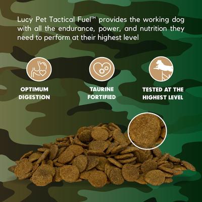 Show full view: Lucy Pet Products Tactical Fuel Chicken, Brown Rice & Oatmeal Adult Dry Dog Food, 30-lb bag slide 4 of 7
