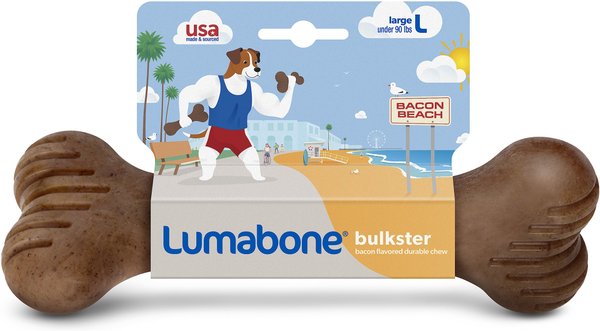 Lumabone Bulkster Bacon Flavor Dog Toy