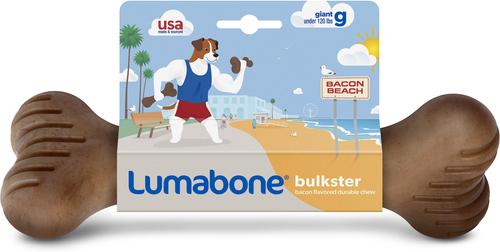 Show full view: Lumabone Bulkster Bacon Flavor Dog Toy, X-Large slide 4 of 9