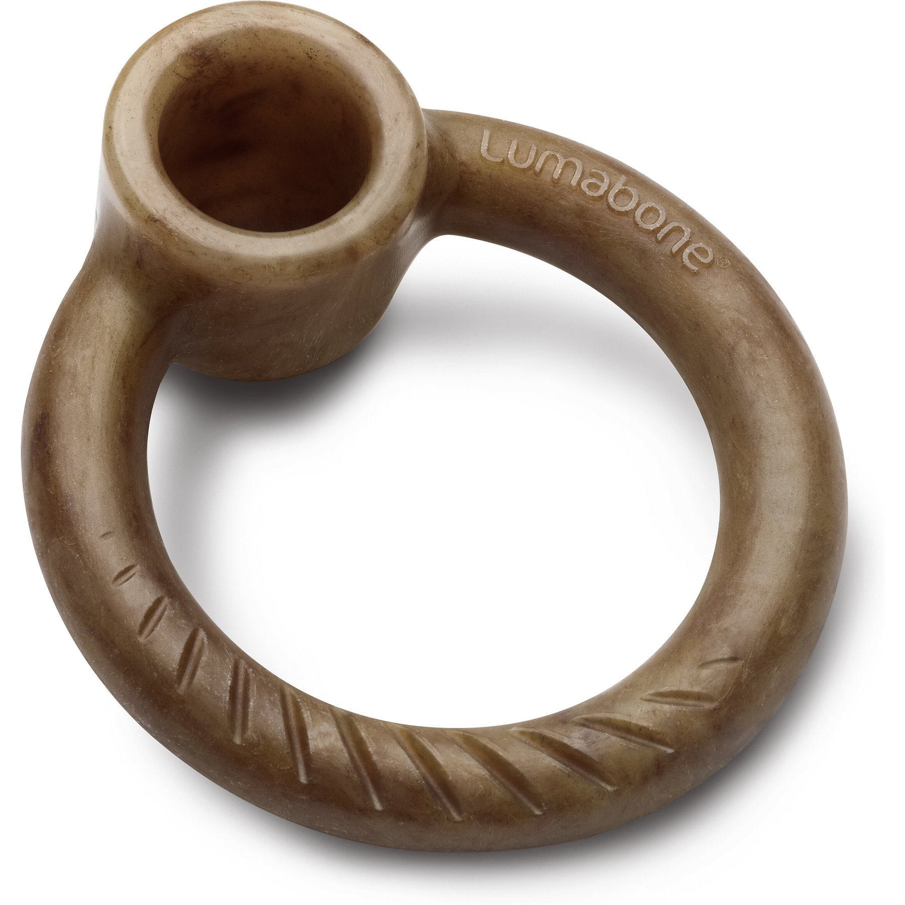Lumabone Ring-Stuffer Bacon Flavor Dog Toy, Small