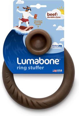 Show full view: Lumabone Ring-Stuffer Beef Flavor Dog Toy, Medium slide 3 of 7