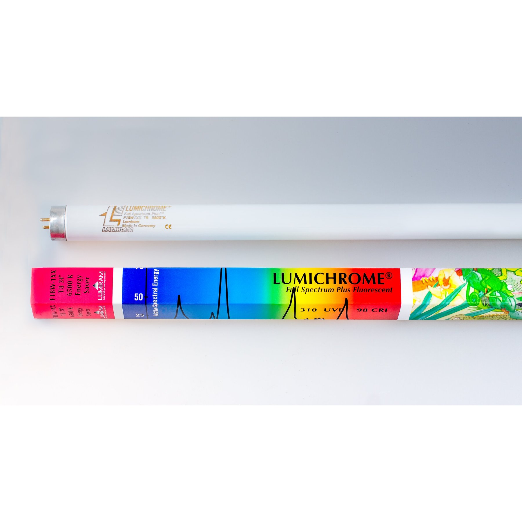 Lumichrome Sunshine 10 UVB T8 Fluorescent Reptile Lamp, 36-in