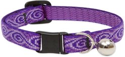LupinePet Breakaway Safety Cat Collar with Bell, Small: 8 to 12-in neck, 1/2-in wide