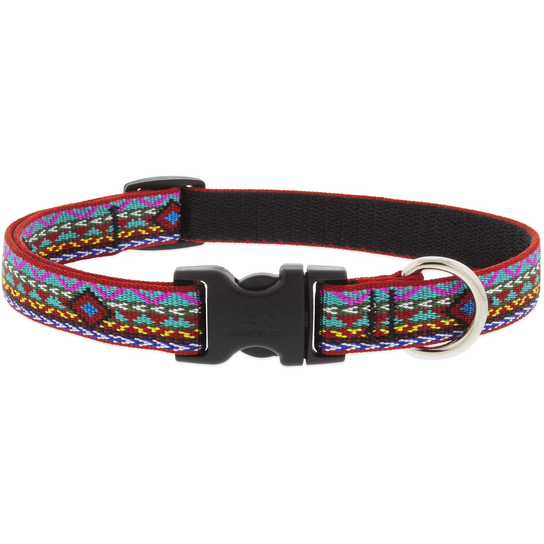 LupinePet Originals El Paso Nylon Standard Dog Collar, Medium: 13 to 22-in neck, 3/4-in wide