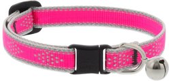 LupinePet Reflective Breakaway Safety Cat Collar with Bell, Small: 8 to 12-in neck, 1/2-in wide