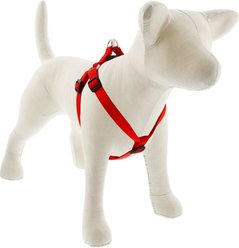 LupinePet Basic Solid Step In Dog Harness, Red, Medium/Large: 20 to 30-in chest