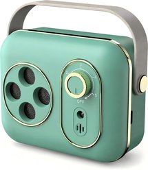 LvLrister Indoor & Outdoor M1 5-Level Ultrasonic Anti Barking Dog Bark Deterrent System, Green, Small