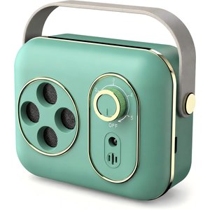 LvLrister Indoor & Outdoor M1 5-Level Ultrasonic Anti Barking Dog Bark Deterrent System, Green, Small
