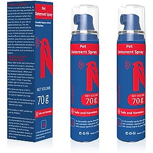 LvLrister Pet Spray Instructor Dog Behavior Detterent Spray, 70-ml bottle, 2 count