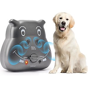 LvLrister Safe Ultrasonic with Adjustable Ultrasonic Level Dog Bark Control Training, Black, Small, Medium & Large