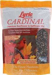 Lyric Cardinal Premium Sunflower & Safflower Mix Wild Bird Food, 3.75-lb bag, bundle of 2