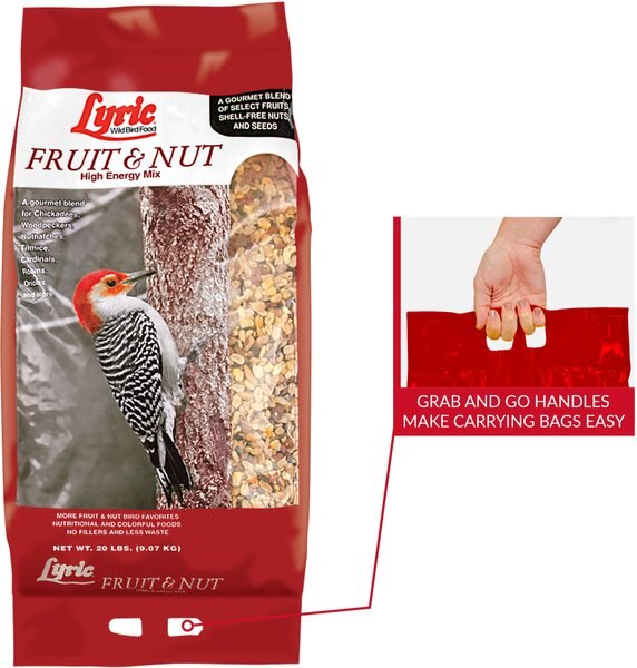 Lyric Fruit & Nut High Energy Mix Wild Bird Food