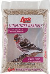Lyric Sunflower Kernels Wild Bird Food, 5-lb bag, bundle of 3
