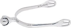 M. Toulouse Soft Touch Ladies Horizontal Ball Horse Spur, Silver, Large slide 1 of 2