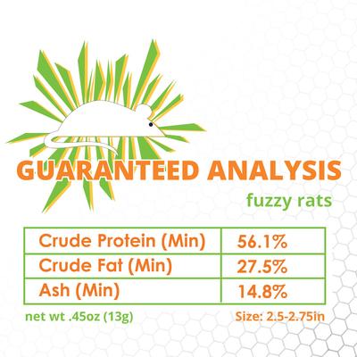Show full view: Mack's Natural Reptile Food Fuzzy Rat Frozen Reptile Food, 10 count slide 3 of 6