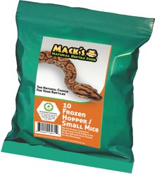 Mack's Natural Reptile Food Hopper Mice Frozen Reptile Food, 10 count