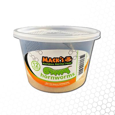 Show full view: Mack's Natural Reptile Food Hornworm Live Feed Reptile Food, 12 count slide 1 of 6