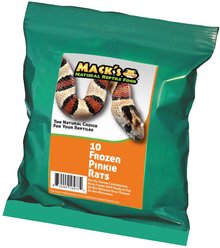 Mack's Natural Reptile Food Pinkie Rat Frozen Reptile Food, 10 count