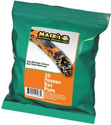 Mack's Natural Reptile Food Rat Pup Frozen Reptile Food, 25 count