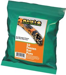 Mack's Natural Reptile Food Rat Pup Frozen Reptile Food, 50 count slide 1 of 6
